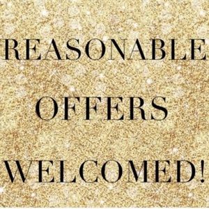 Accepting Reasonable Offers!